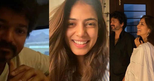 Malavika mohanan shares chat she had with thalapathy vijay