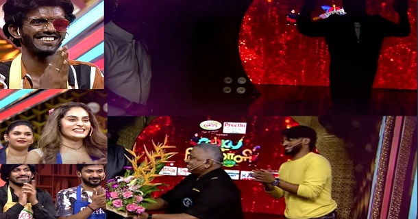 Popular tamil actor celebrity in cook with comali for film promotion promo video getting viral on social media