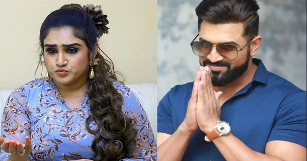 Vanitha vijayakumar wishing for yaanai movie release