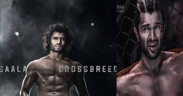 Vijay devarakonda nude poster for liger film getting viral on social media