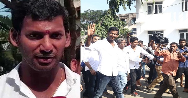Actor vishal explains and answers about he entering politics
