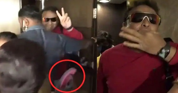 Ex wife ramya ragupathy tries to attack actor naresh while he is staying with pavitra lokesh in apartment