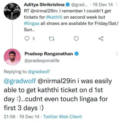 Pradeep ranganathan new and old tweets getting viral on thalapathy vijay for love today title
