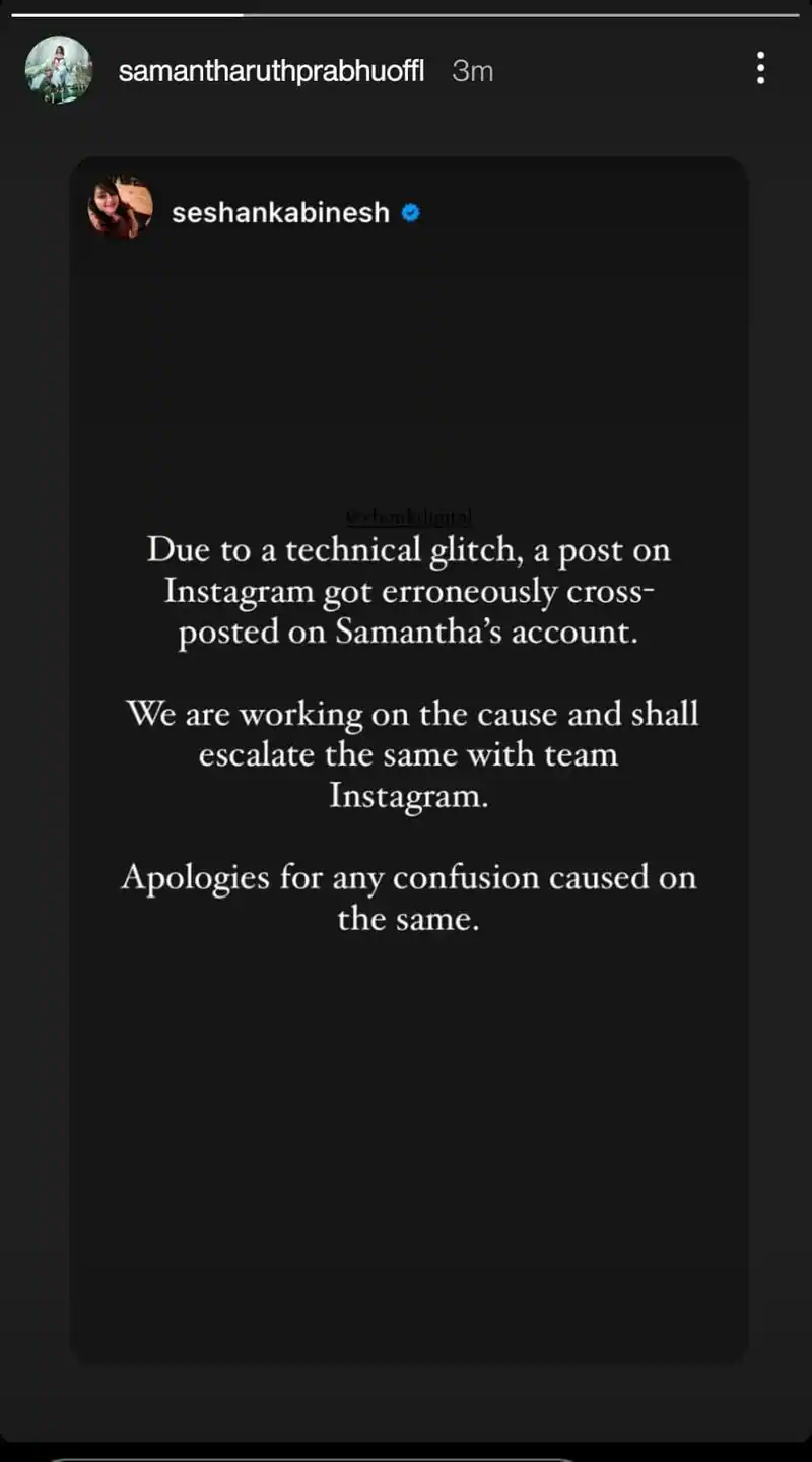 Samantha account suspicious activity shocks fans