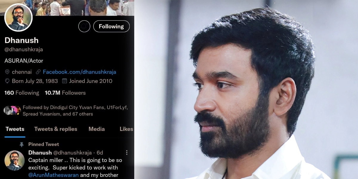 Popular social media platform shocked dhanush fans