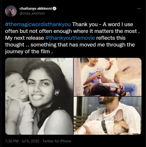 Naga chaitanya posts about samantha indirectly tweet getting viral on social media