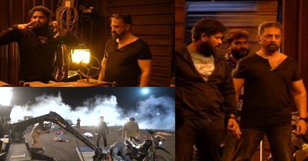 Vikram stunt shooting spot video getting viral on social media