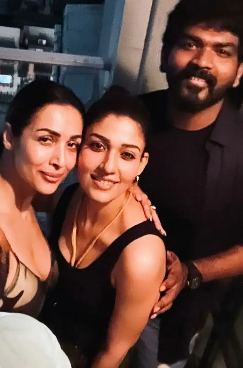 Nayanthara vignesh shivan met bollywood actress malaika arora photos getting viral on social media