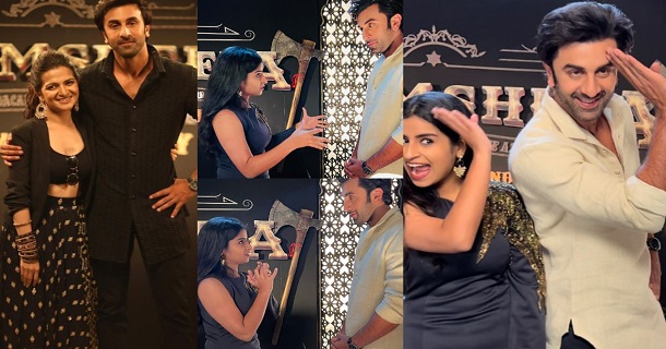 Vijay tv celebrities in bollywood sivaangi and dd with ranbir kapoor photos getting viral