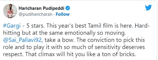 Gargi a must watch film reviews getting viral on social media