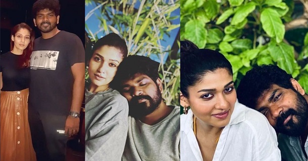 Nayanthara vignesh shivan romantic photos getting viral on social media
