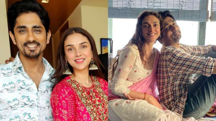 Actor siddharth and aditi rao says to be in love relationship photos getting viral on social media