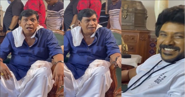 In chandramukhi 2 vadivelu recreated popular comedy scene in shooting spot video getting viral on social media