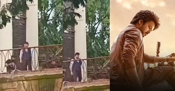 Varisu shooting spot video leaked on social media getting viral