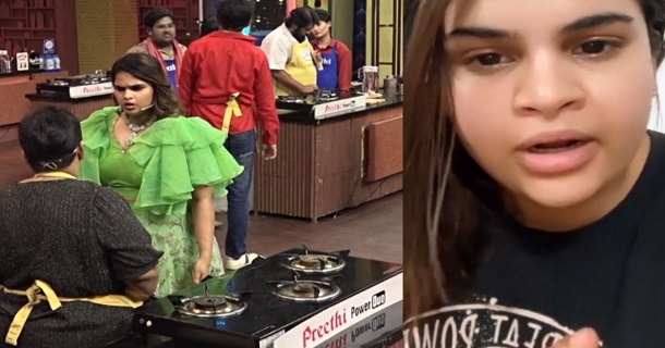 Dhanush and selvaragavan with actress vidhyulekha in family function