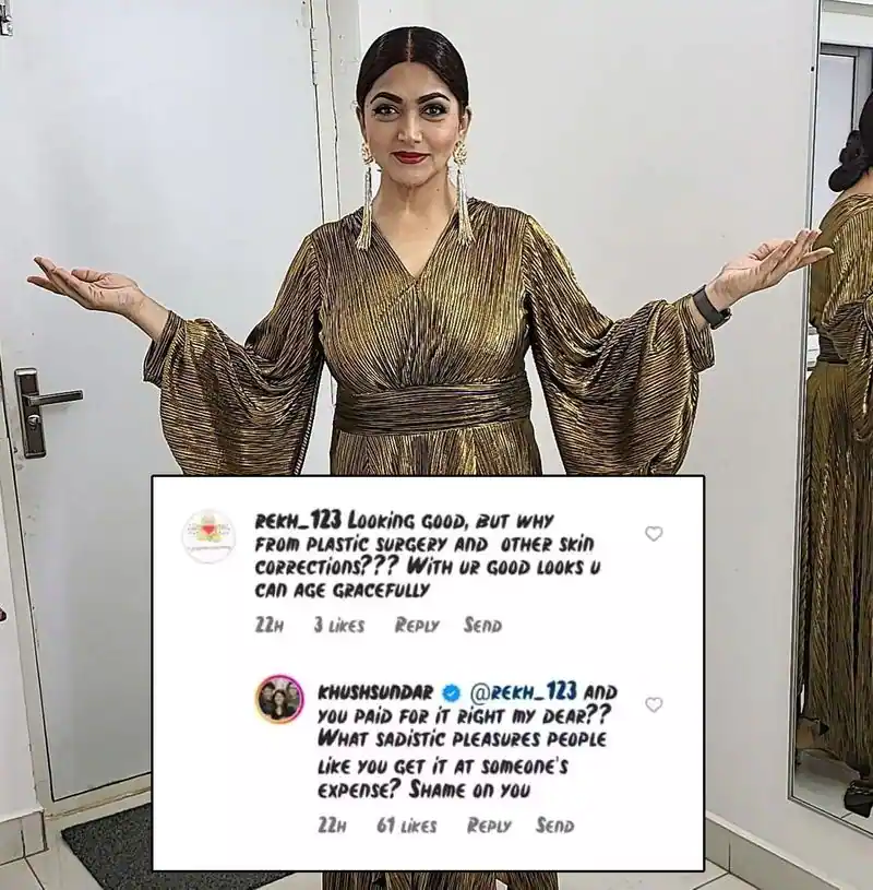 Kushboo open answer for fan question regarding her weight loss and change