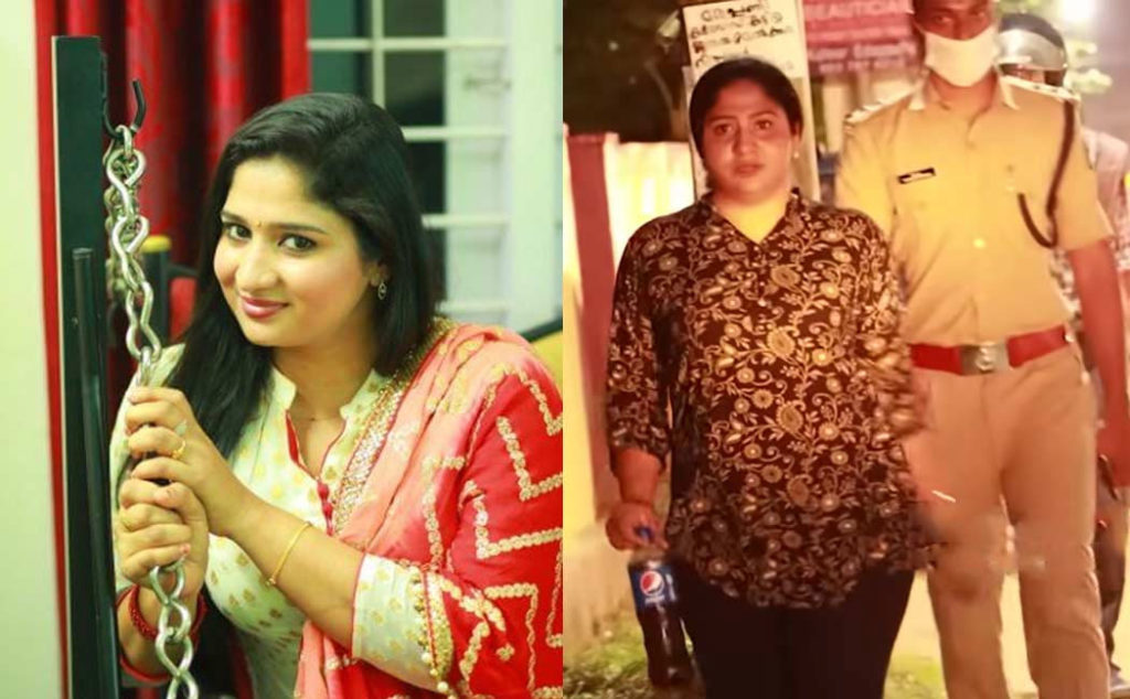 Popular serial actress drunk and drive the car police arrested video getting viral