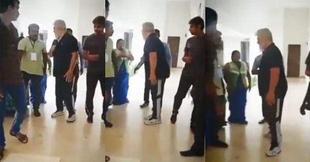 Ajith soft gesture towards housekeeping working ladies in riffle club