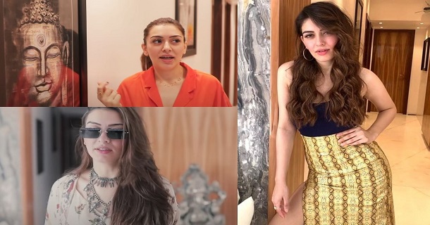 Hansika motwani home tour video getting viral on social media
