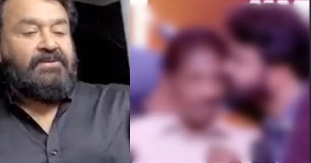 Mohanlal hugs actor seenivasan on stage on looking his condition