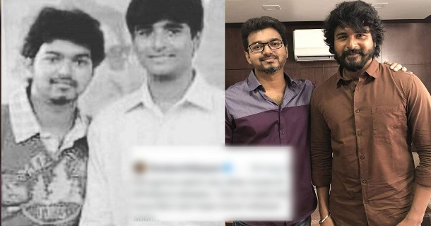 Sivakarthikeyan posts about thalapathy vijay thalaivaa movie