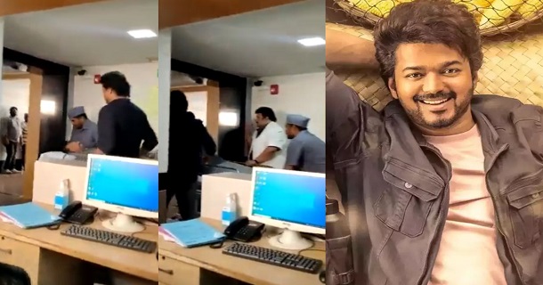 varisu shooting spot video getting viral on social media