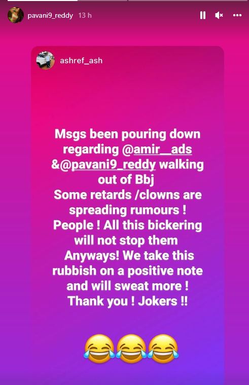 pavani reddy tweets about amir leg ligament tear shocks fans