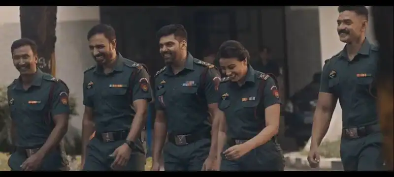 arya starring captain trailer video getting viral