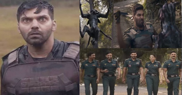 arya starring captain trailer video getting viral