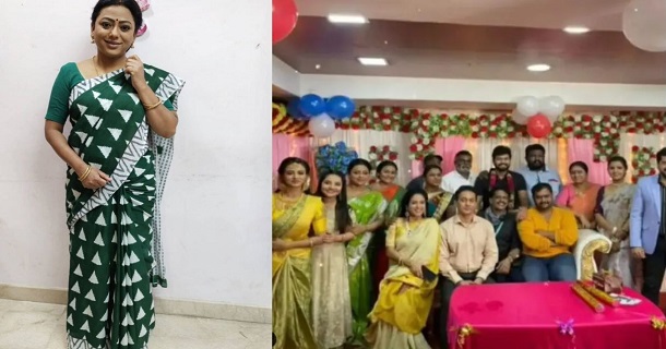 suchitra posts photo thanking baakiyalakshmi serial team