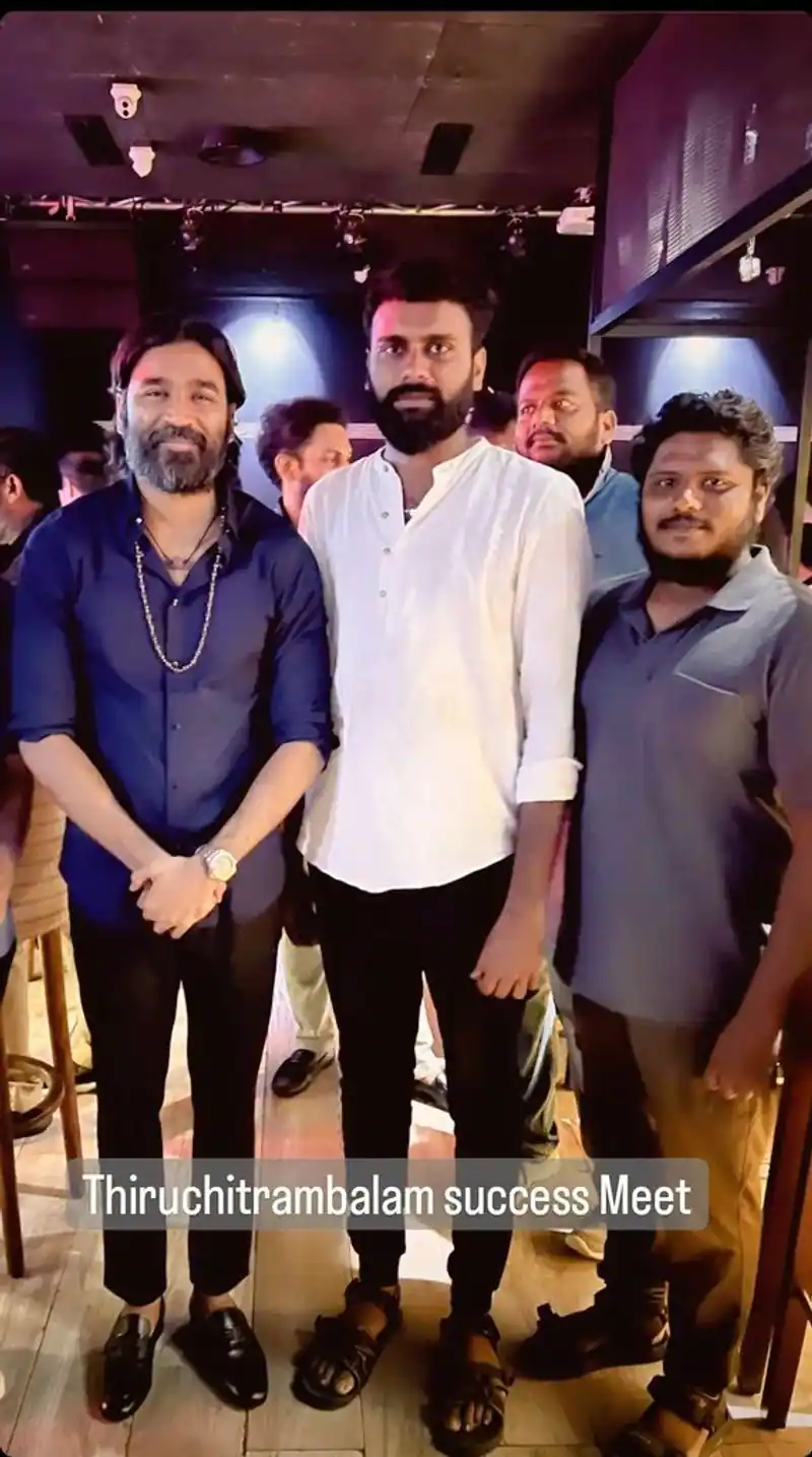 thiruchitrambalam success meet photos getting viral on social media