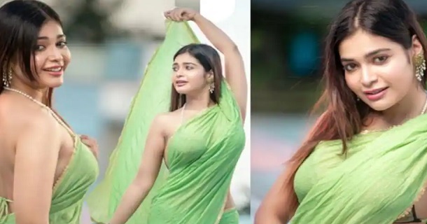 dharsha gupta hot photos in glamour dress getting viral