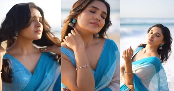 vani bhojan hot video in ocean side getting trending