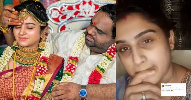 vanitha tweets about ravinder and mahalakshmi marriage