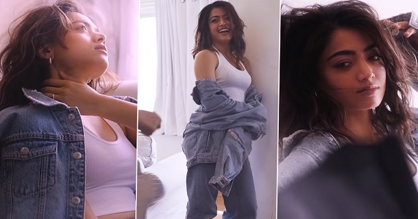 actress rashmika mandanna hot video getting viral in modern look