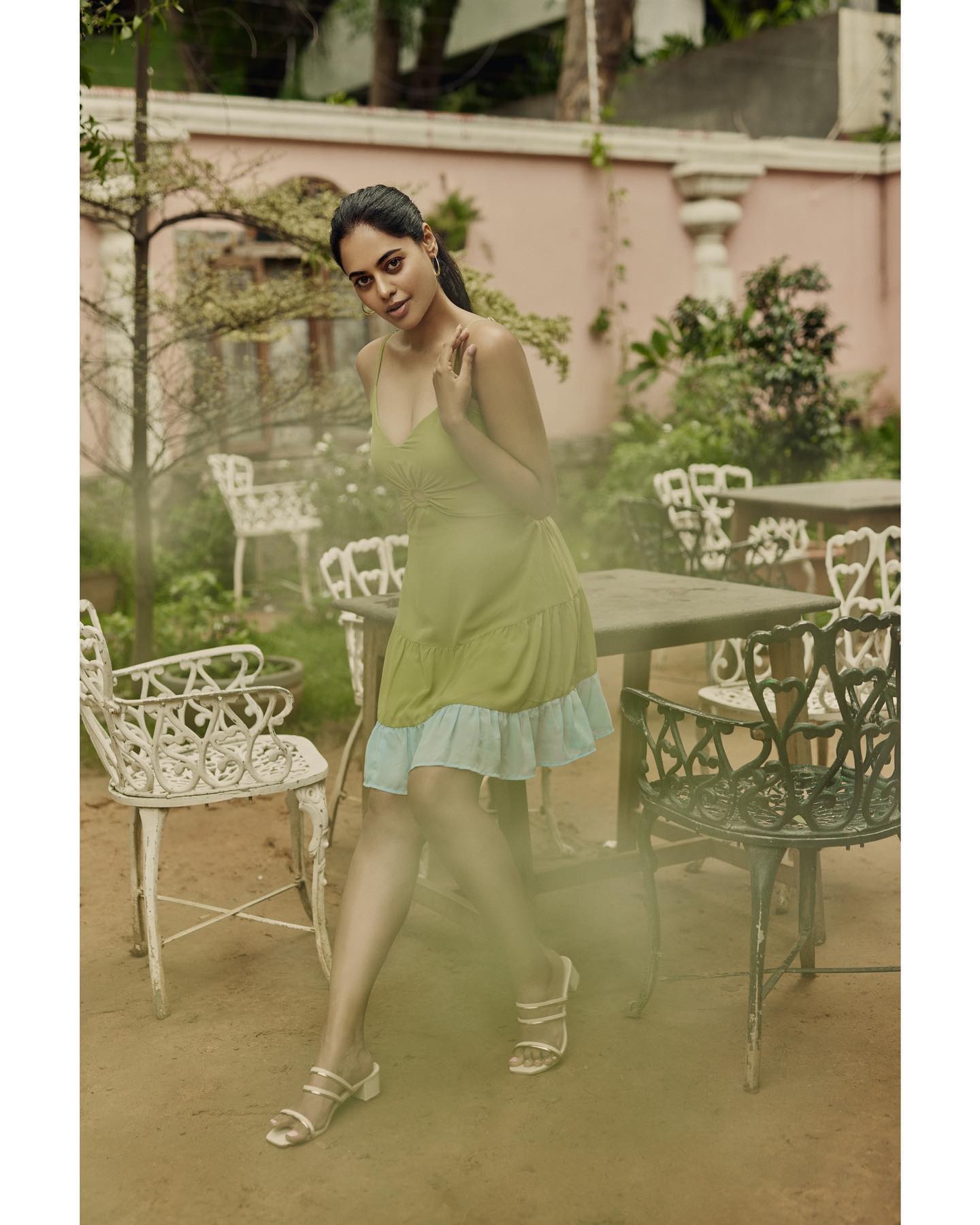 actress bindhu madhavi hot photos in low neck modern dress