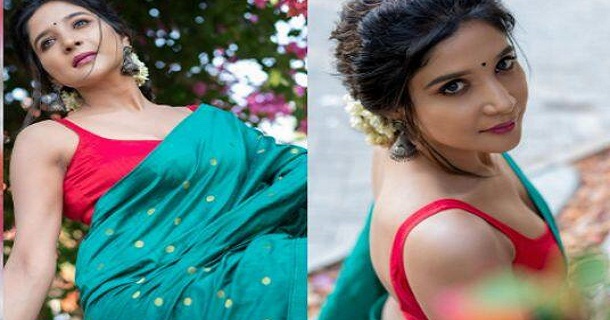 actress sakshi agarwal hot photos trending in social media