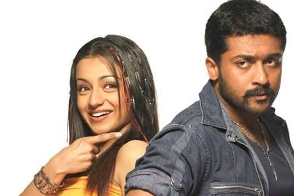 suriya and trisha dance together in a dance show