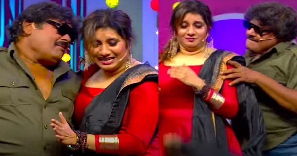 mansoor alikhan romantic expression with vj priyanka video getting viral