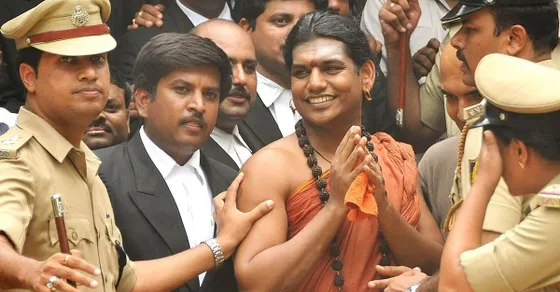 popular actress meets nithyanandha in kailasa for this purpose