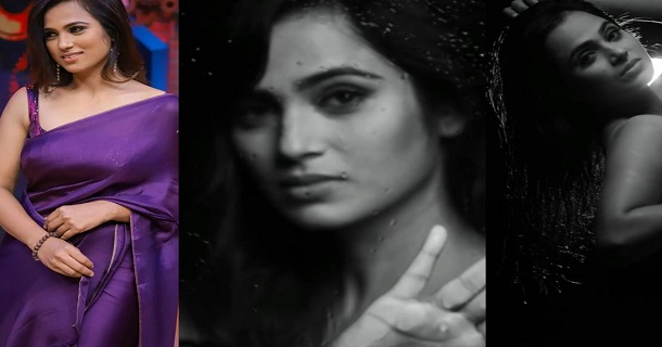 ramya pandian hot photos and video in glamour inner dress
