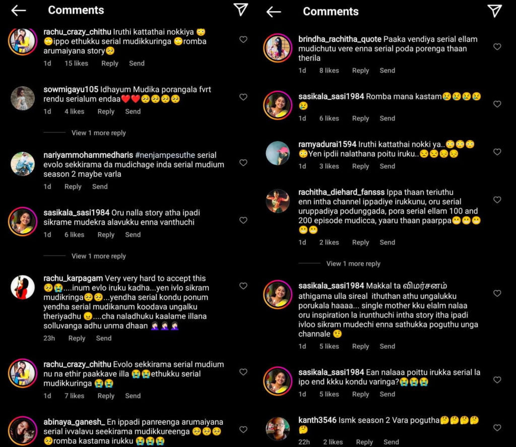 solla marantha kathai serial to end soon video getting viral