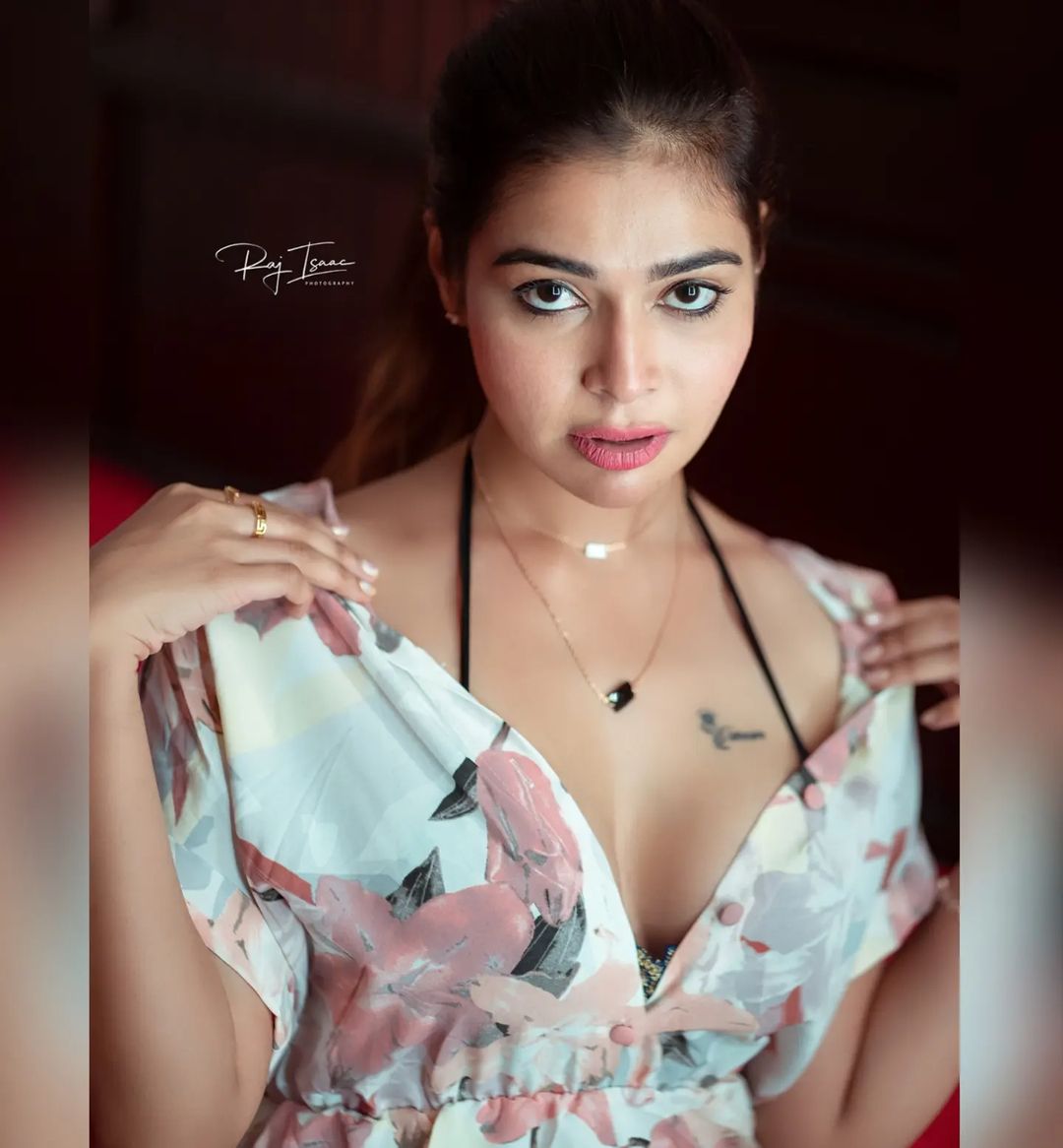 dharsha gupta hot photos showing inner getting viral on social media
