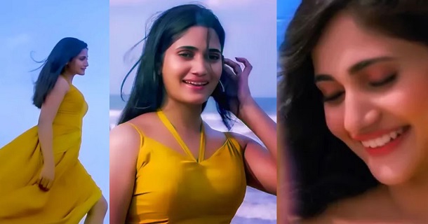 actress losliya hot photos getting viral on social media