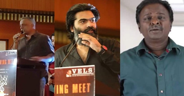 simbu and gautham menon replies back for blue sattai maaran comment review