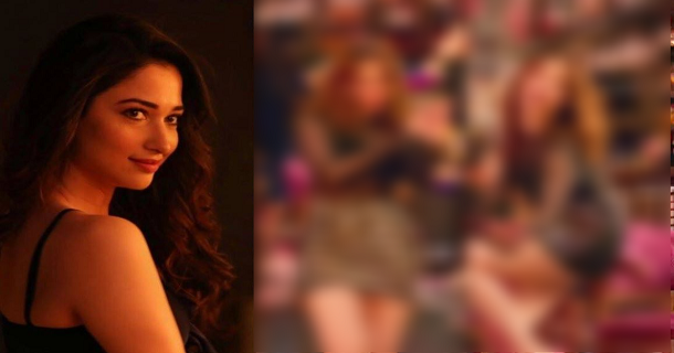 tamanna hot video dancing in pub for a bollywood movie getting viral on social media