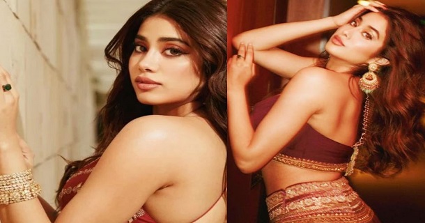 actress janhvi kapoor hot photos getting viral on social media