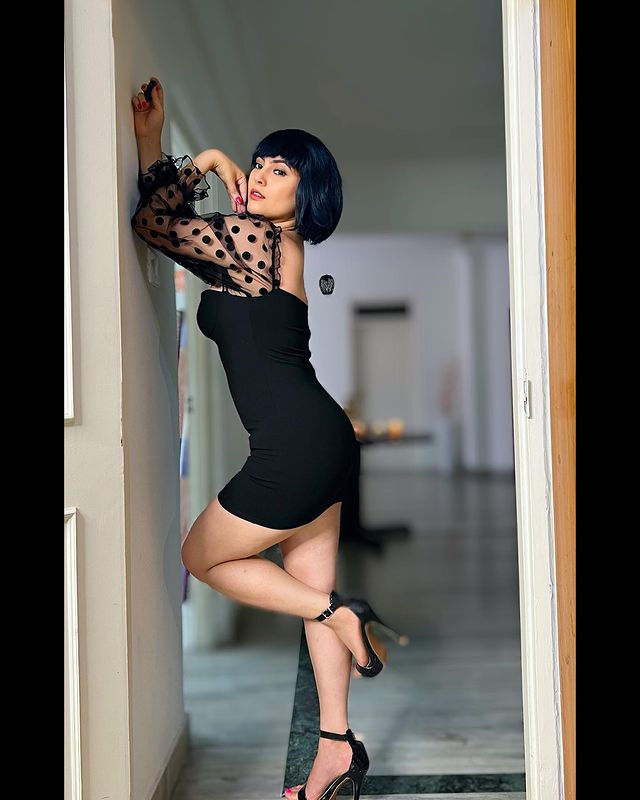 actress sherin shringar hot photos in short dress getting viral