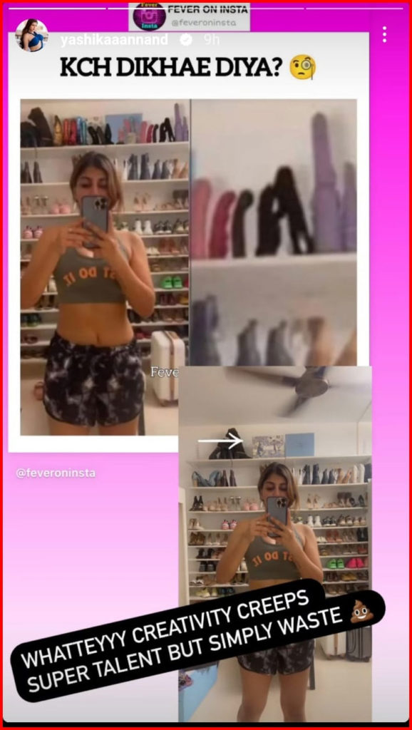 yashika answers for rumours spreading on her selfie photo getting viral