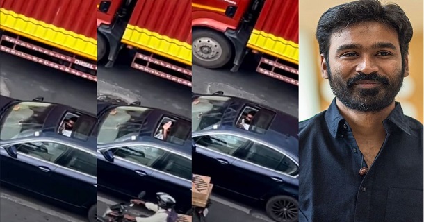 dhanush gesture towards his fan getting viral on social media